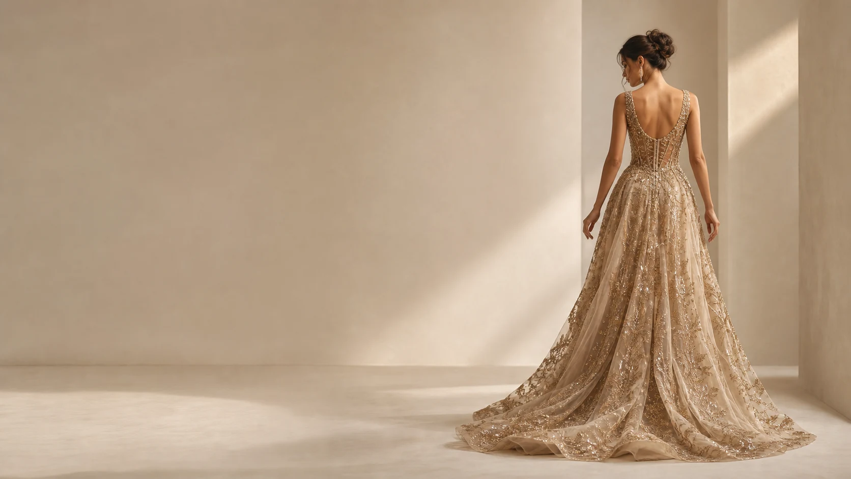 House of Lili couture gown